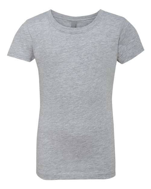 Next Level - Camiseta de algodón de princesa para niña - 3710