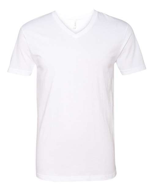 Next Level - Camiseta de cuello en V CVC para hombre - 6240