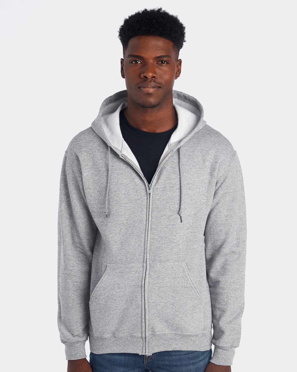 JERZEES - Sudadera unisex con capucha y cremallera completa NuBlend® - 993MR