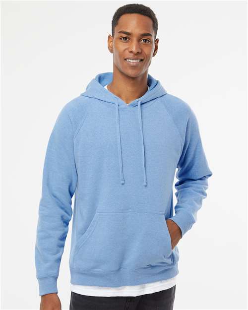 Independent Trading Co. - Sudadera unisex con capucha y manga raglán de mezcla especial - PRM33SBP