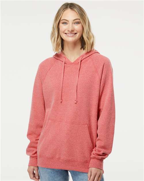 Independent Trading Co. - Sudadera unisex con capucha y manga raglán de mezcla especial - PRM33SBP