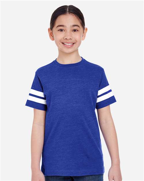 LAT - Youth Football Fine Jersey Tee - 6137