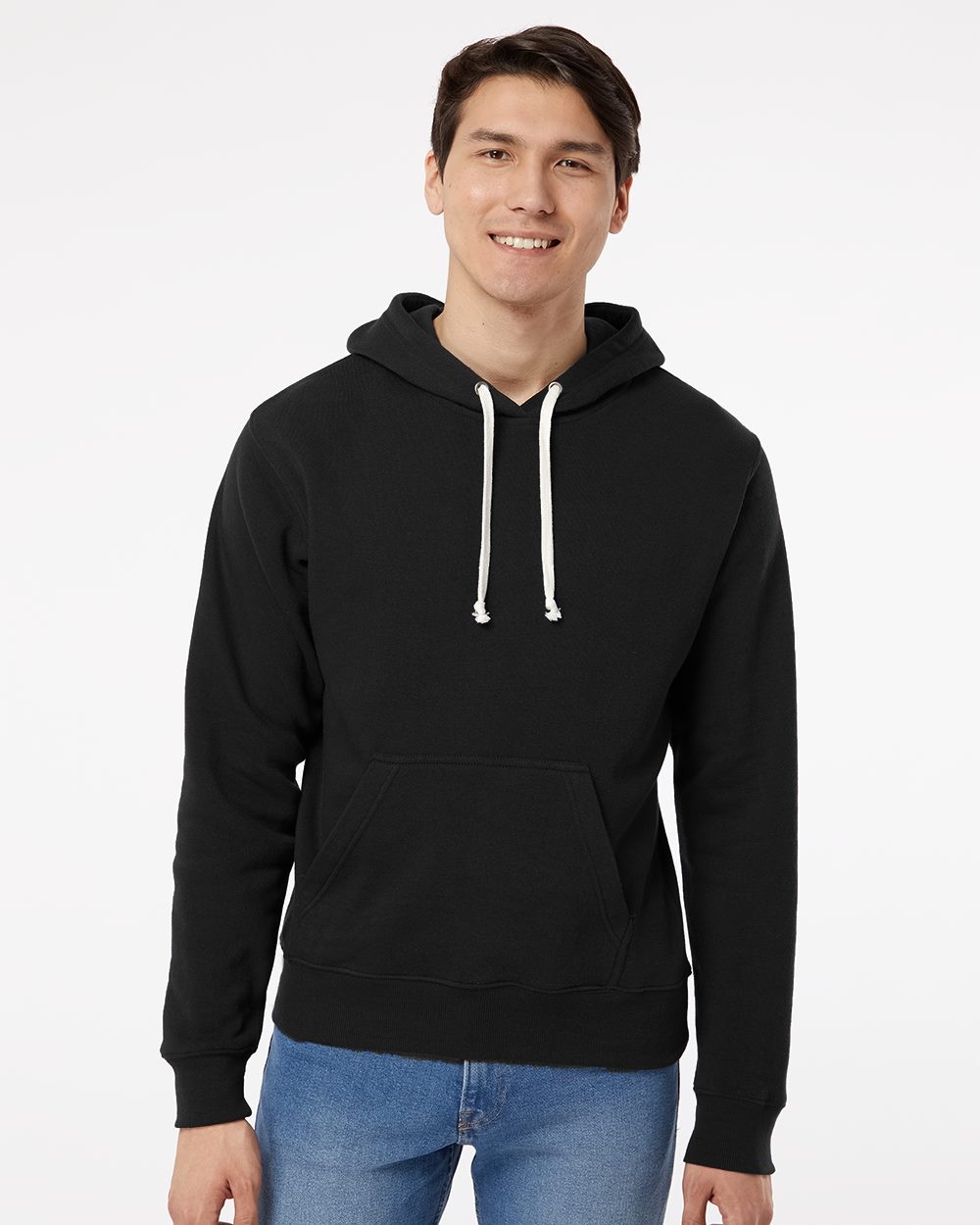 J. America - Men's Triblend Fleece Hooded Sweatshirt - 8871
