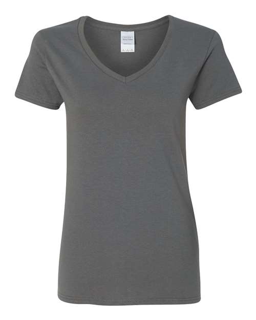 Gildan - Camiseta de algodón pesado™ con cuello en V para mujer - 5V00L