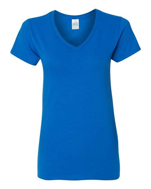 Gildan - Camiseta de algodón pesado™ con cuello en V para mujer - 5V00L