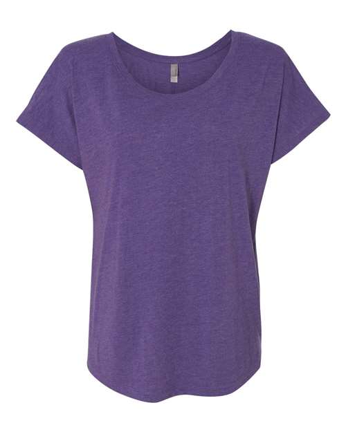 Next Level - Camiseta Dolman Triblend para Mujer - 6760