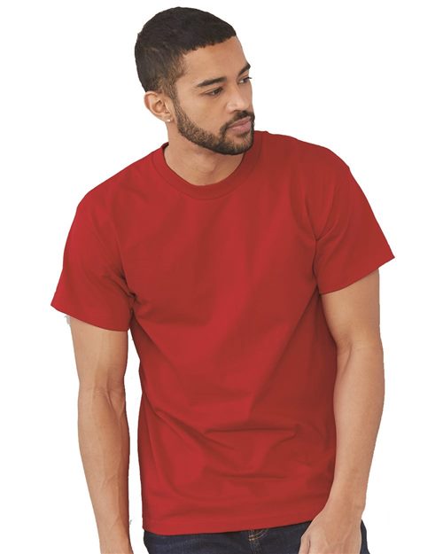 Bayside - Camiseta unisex de peso pesado, fabricada en EE. UU. - 5100