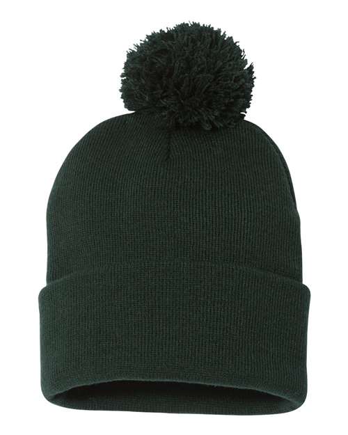 Sportsman - Gorro con puños y pompón de 30 cm - SP15
