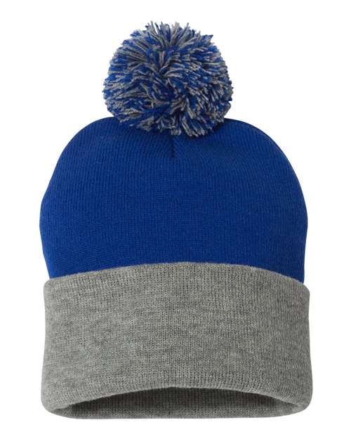 Sportsman - Gorro con puños y pompón de 30 cm - SP15