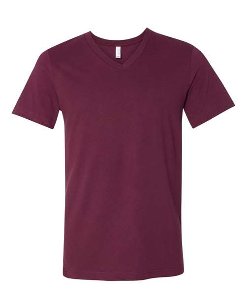 BELLA + CANVAS - Camiseta unisex de jersey con cuello en V - 3005