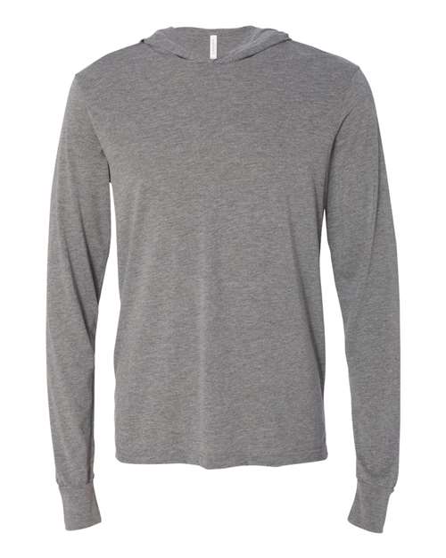 BELLA + CANVAS - Unisex Jersey Hooded Long Sleeve Tee - 3512