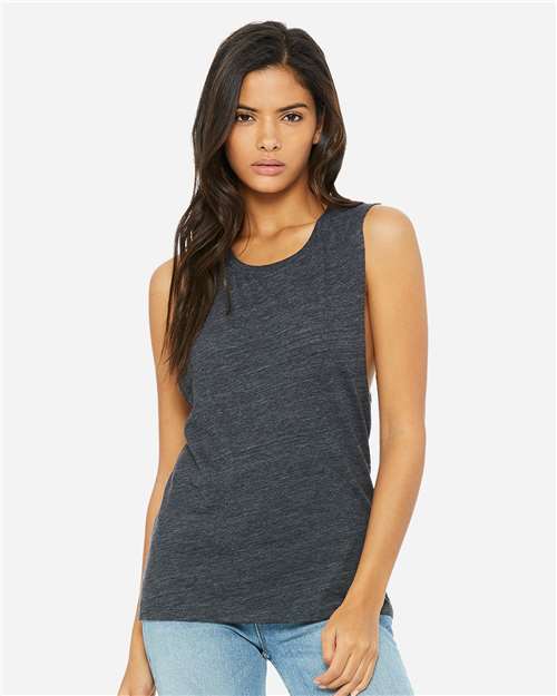 BELLA + CANVAS - Women's Flowy Scoop Muscle Tank - 8803