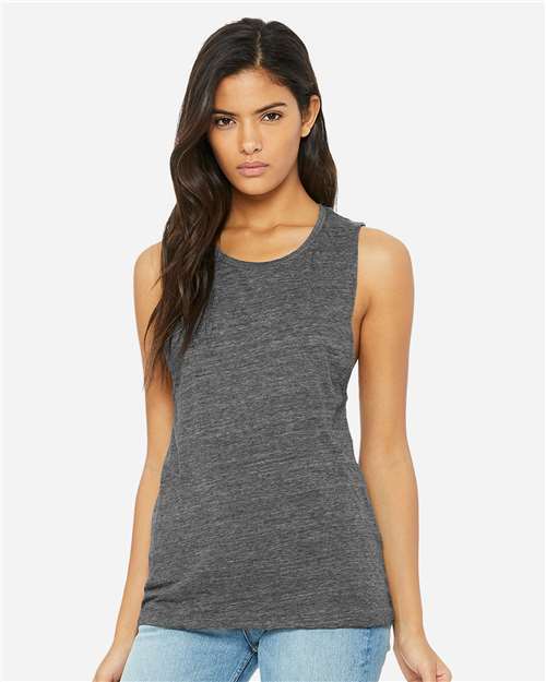 BELLA + CANVAS - Women's Flowy Scoop Muscle Tank - 8803