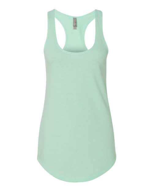 Next Level - Camiseta ligera de tirantes con espalda deportiva de felpa francesa para mujer - 6933
