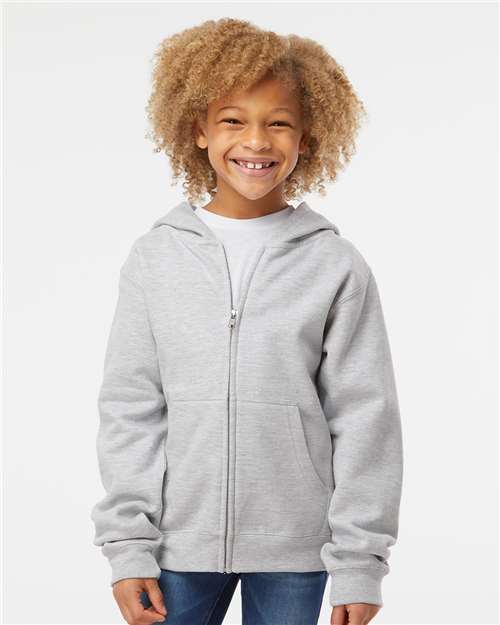 Independent Trading Co. - Youth Midweight Full-Zip Hooded Sweatshirt - SS4001YZ