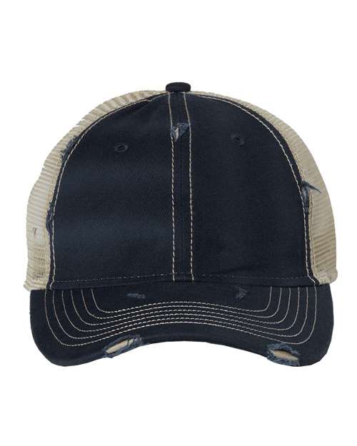 Valucap - Bounty Dirty-Washed Mesh-Back Cap - 3150