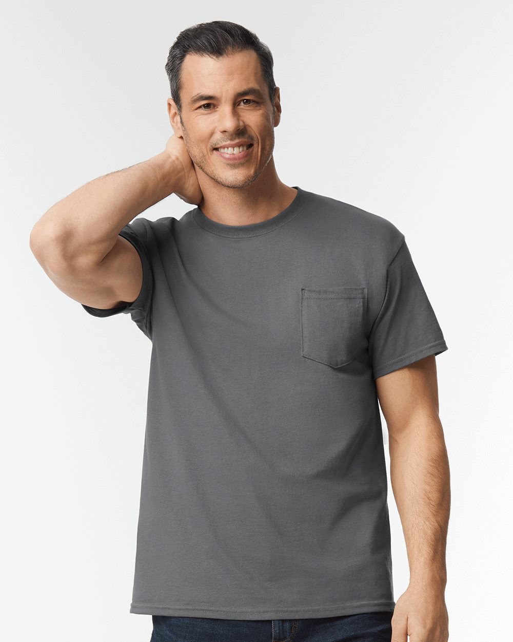 Gildan - Camiseta unisex de algodón pesado™ con bolsillo - 5300