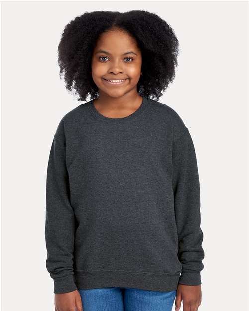 JERZEES - Youth NuBlend® Crewneck Sweatshirt - 562BR