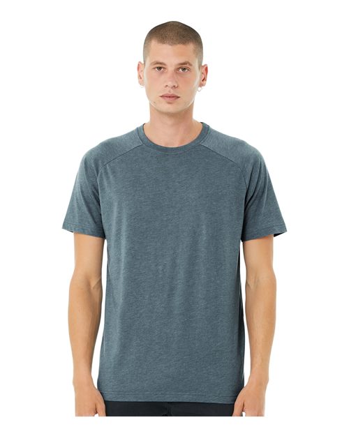 BELLA + CANVAS - Men's Heather CVC Raglan Tee - 3201