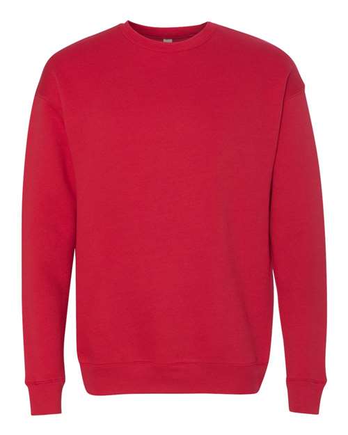 BELLA + CANVAS - Sudadera unisex de forro polar con hombros caídos y cuello redondo - 3945