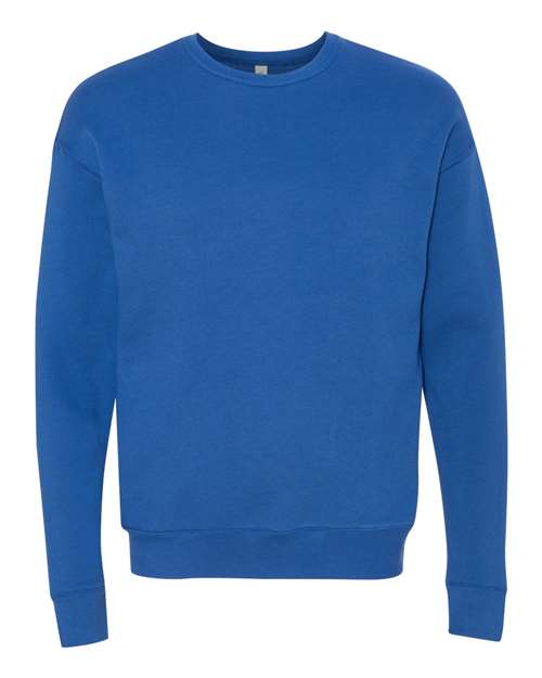 BELLA + CANVAS - Sudadera unisex de forro polar con hombros caídos y cuello redondo - 3945
