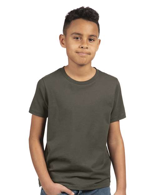 Next Level - Camiseta de algodón juvenil - 3310