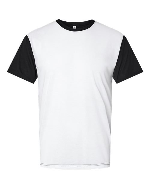 SubliVie - Men's Blackout Polyester Sublimation Tee - 1902