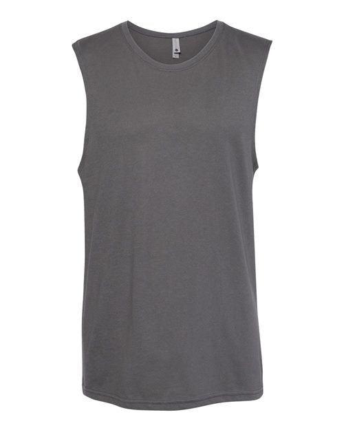 Next Level - Camiseta sin mangas ligera de algodón y poliéster para hombre - 6333