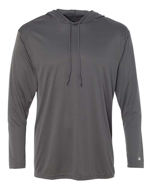 Badger - Unisex B-Core Hooded Long Sleeve T-Shirt - 4105