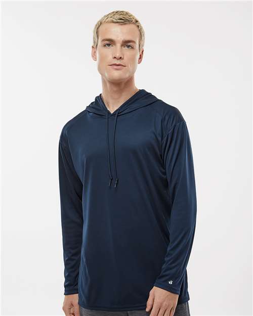 Badger - Unisex B-Core Hooded Long Sleeve T-Shirt - 4105