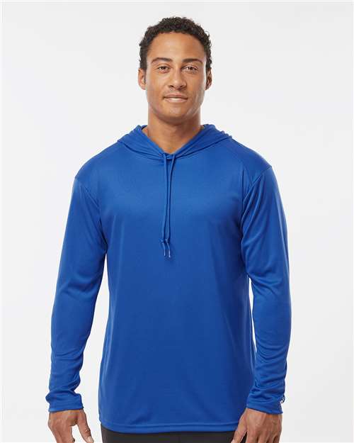 Badger - Unisex B-Core Hooded Long Sleeve T-Shirt - 4105