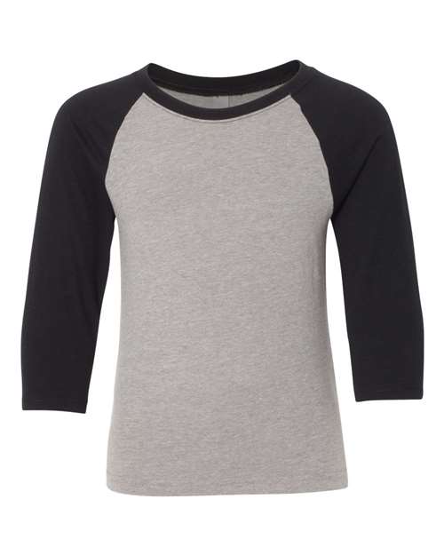 Next Level - Youth CVC Three-Quarter Sleeve Raglan T-Shirt - 3352