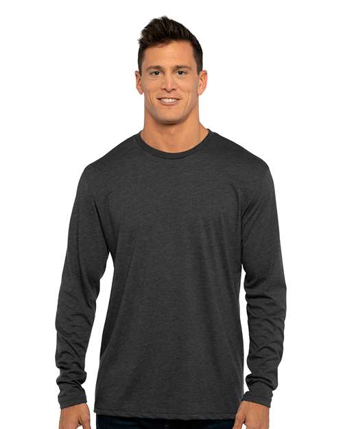 Next Level - Camiseta de manga larga triblend para hombre - 6071