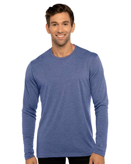 Next Level - Camiseta de manga larga triblend para hombre - 6071