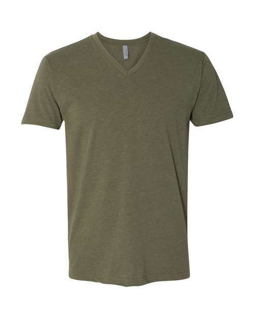 Next Level - Camiseta de cuello en V CVC para hombre - 6240