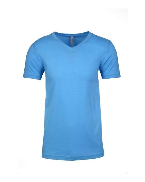 Next Level - Camiseta de ante con cuello en V para hombre - 6440