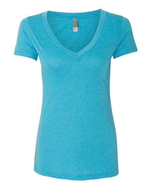 Next Level - Women’s Triblend Deep V-Neck T-Shirt - 6740