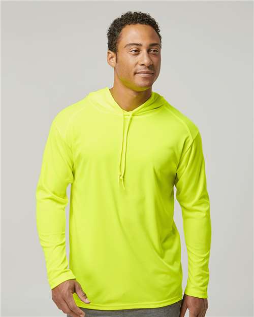 Badger - Unisex B-Core Hooded Long Sleeve T-Shirt - 4105