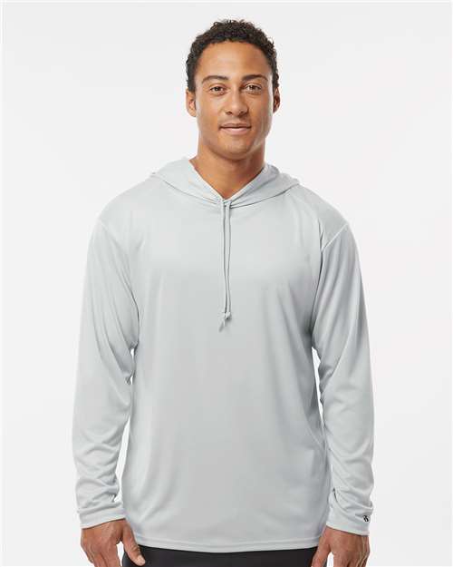 Badger - Unisex B-Core Hooded Long Sleeve T-Shirt - 4105