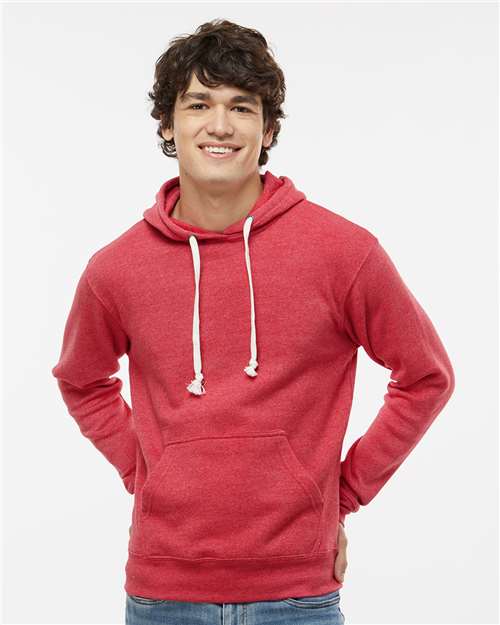 J. America - Men's Triblend Fleece Hooded Sweatshirt - 8871