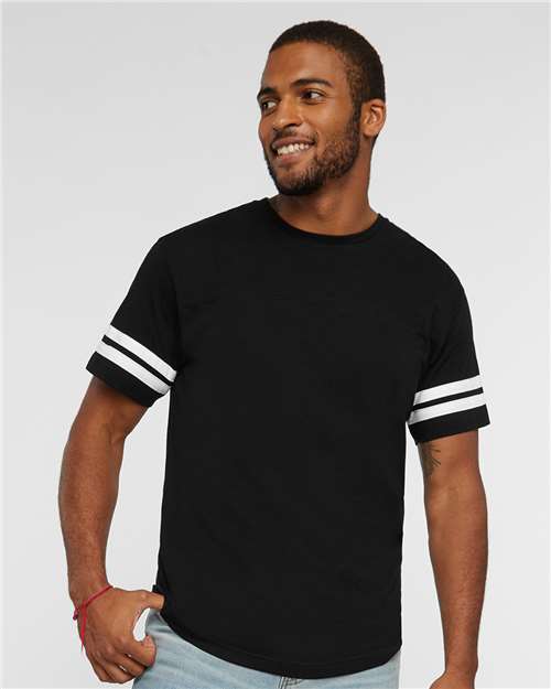 LAT - Unisex Football Fine Jersey Tee - 6937