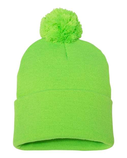 Sportsman - Gorro con puños y pompón de 30 cm - SP15