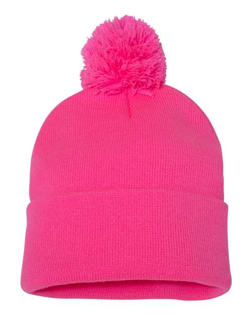Sportsman - Gorro con puños y pompón de 30 cm - SP15