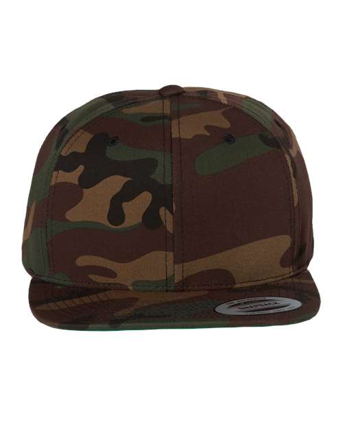 Gorra YP Classics Premium con visera plana y cierre a presión - 6089M