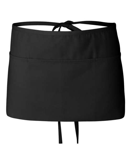 Q-Tees - Delantal de cintura con bolsillos - Q2115