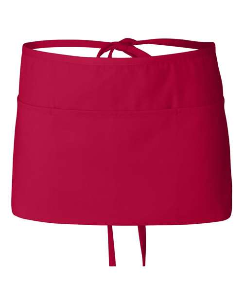 Q-Tees - Delantal de cintura con bolsillos - Q2115