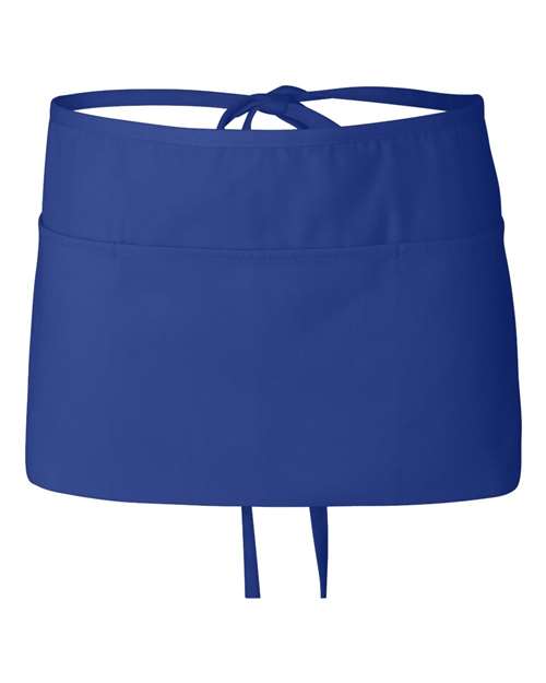 Q-Tees - Delantal de cintura con bolsillos - Q2115