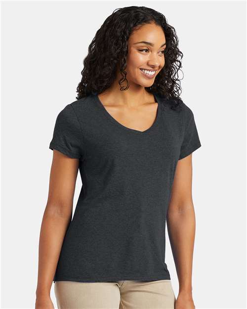 Hanes - Camiseta de cuello en V Triblend Perfect-T para mujer - 42VT