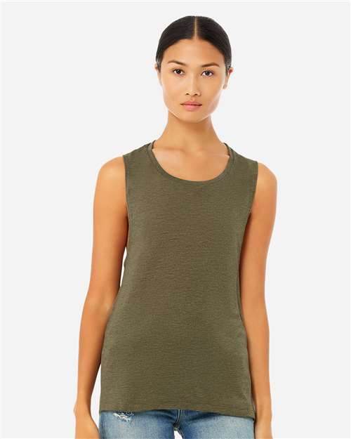 BELLA + CANVAS - Women's Flowy Scoop Muscle Tank - 8803