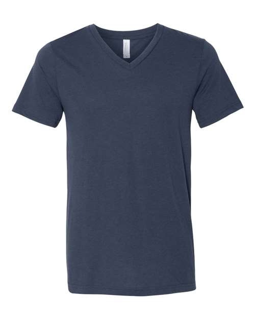 BELLA + CANVAS - Camiseta unisex de cuello en V de mezcla triple - 3415